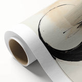 Framed Art for Dining Spaces - Abstract Black, White & Beige Print