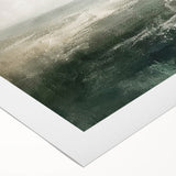 Abstract landscape wall art on rolled canvas showcasing vibrant colors and dynamic shapes, ideal for modern home decor, enhancing aesthetic appeal in living spaces.