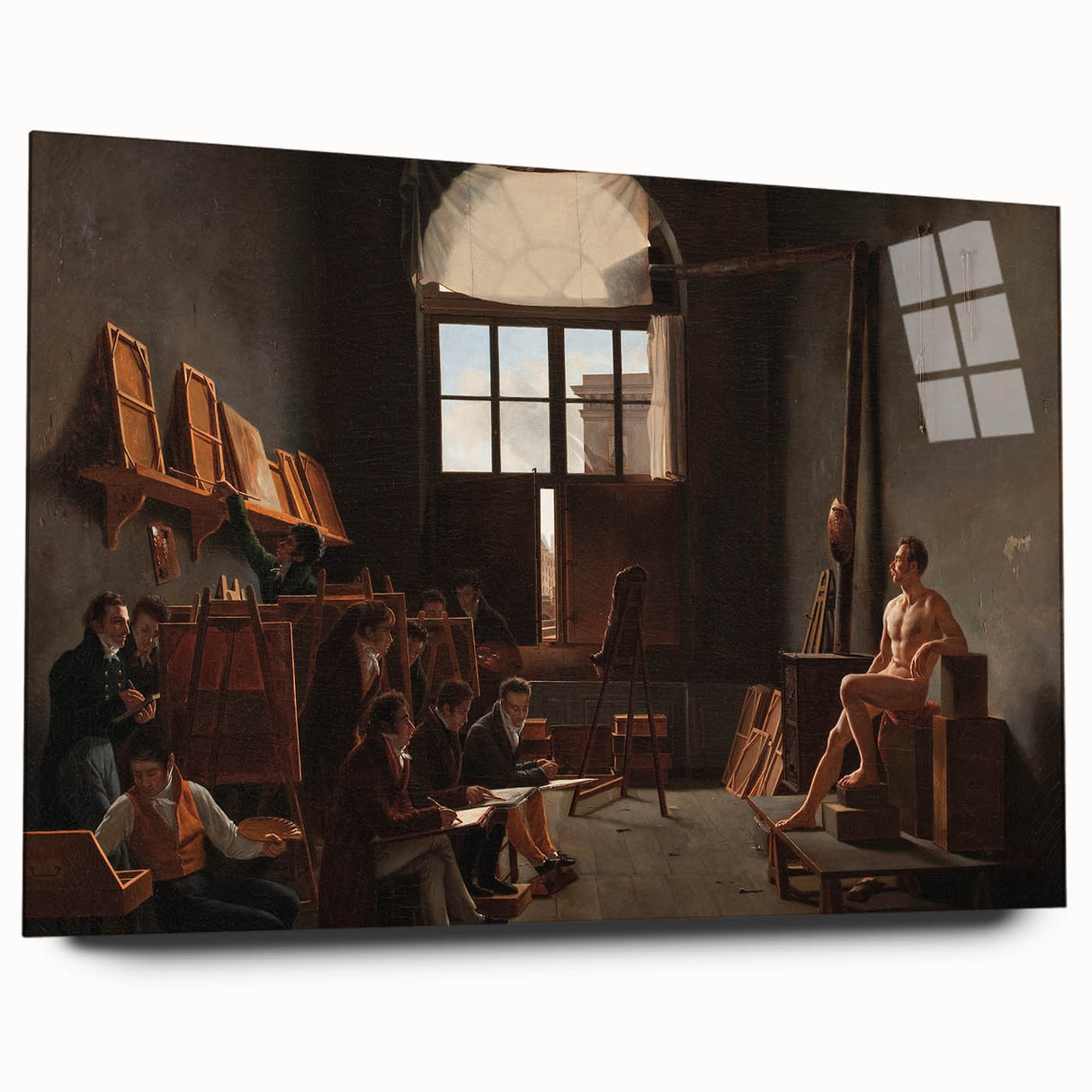 Neoclassical Art Print - The Studio of Jacques-Louis David