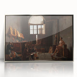 Neoclassical Art Print - The Studio of Jacques-Louis David