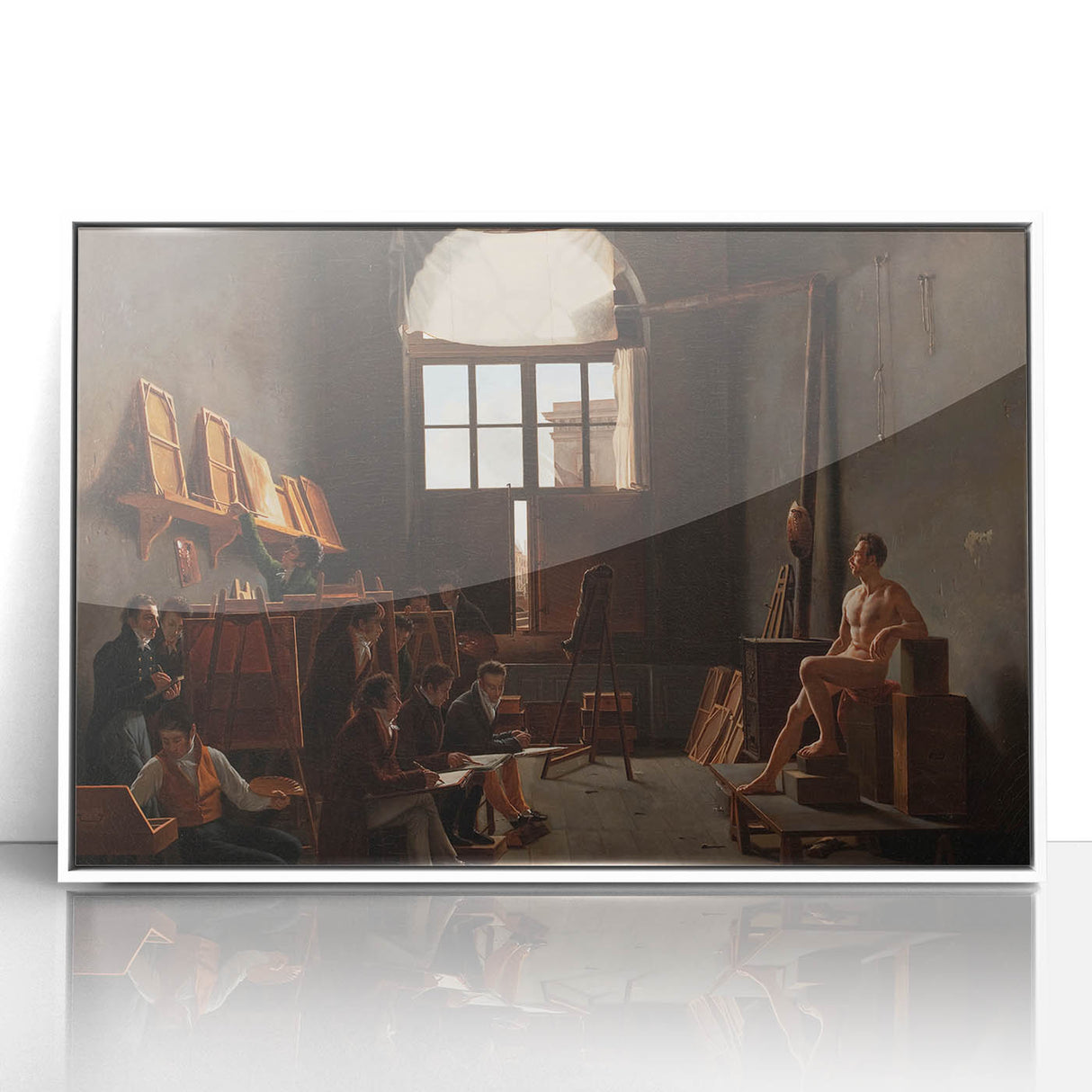 Neoclassical Art Print - The Studio of Jacques-Louis David