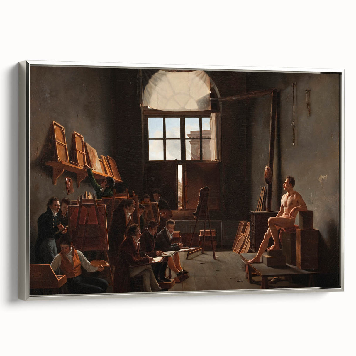 Neoclassical Art Print - The Studio of Jacques-Louis David