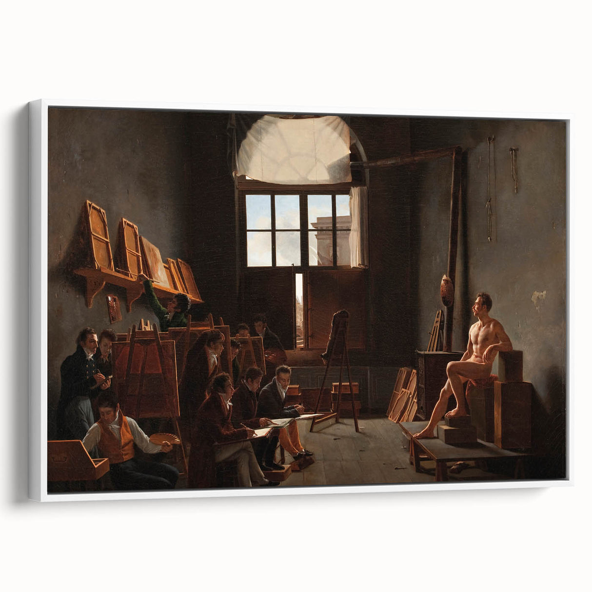 Neoclassical Art Print - The Studio of Jacques-Louis David