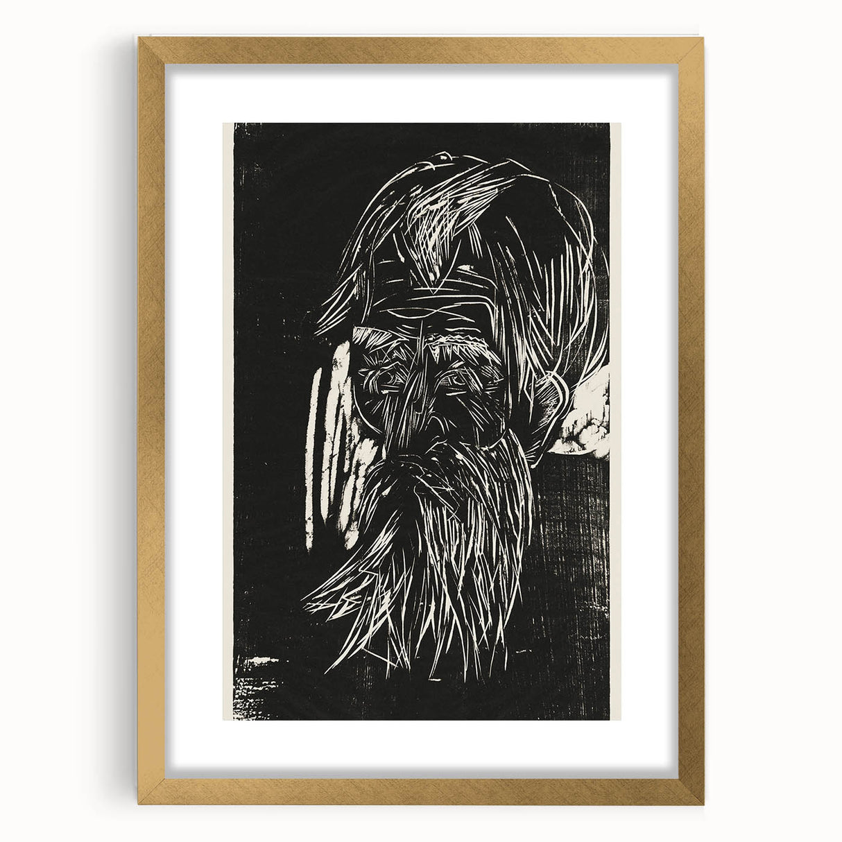 Expressionist Art: Father Müller by Ernst Ludwig Kirchner Print