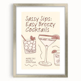 Textured abstract art print in muted earth tones on a silver-framed canvas, ideal for bedroom wall decor.