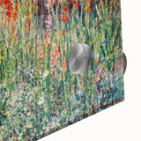 Claude Monet's Rounded Flower Bed - Impressionist Garden Wall Art Print
