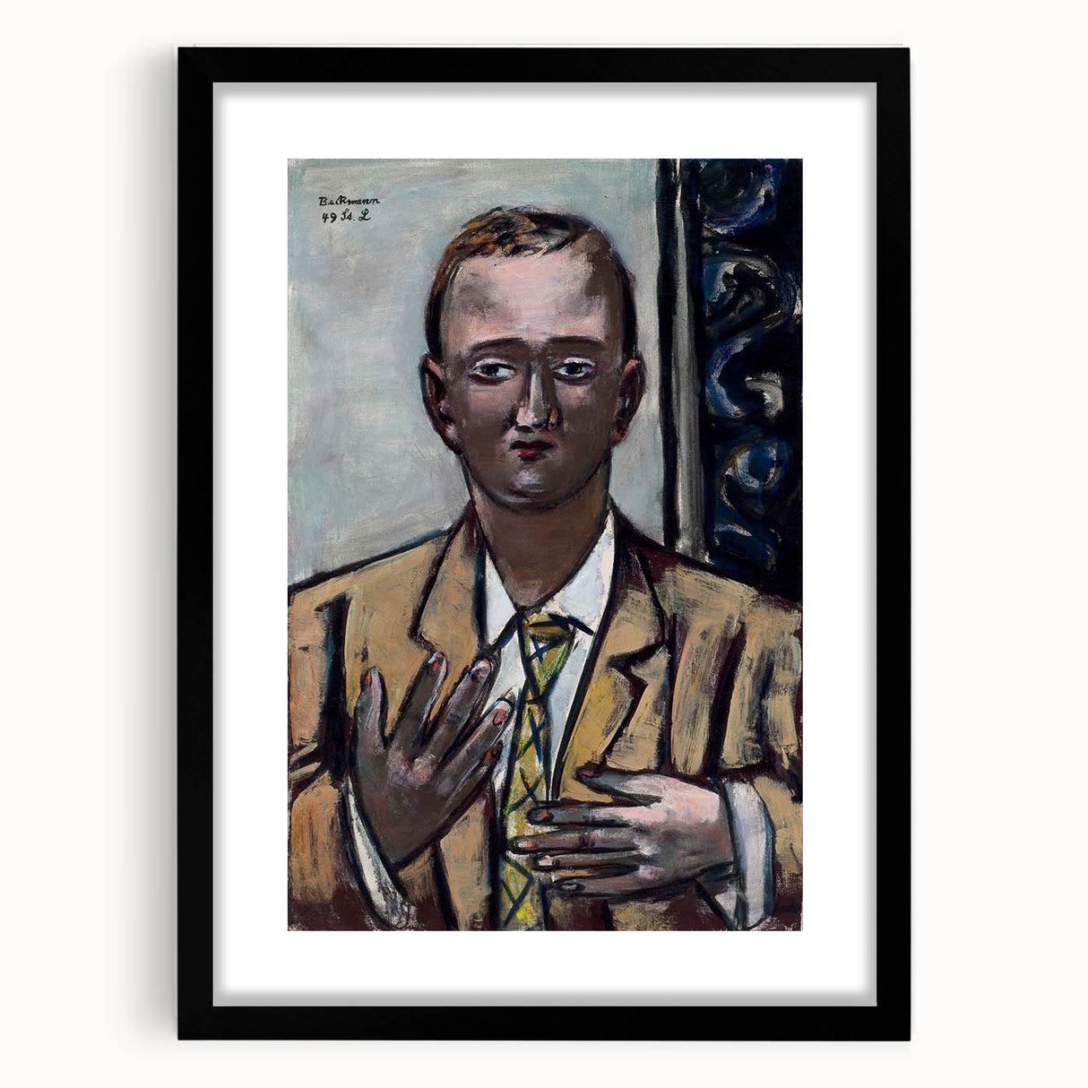 Modern Wall Art: Max Beckmann’s Striking Portrait of Morton D. May