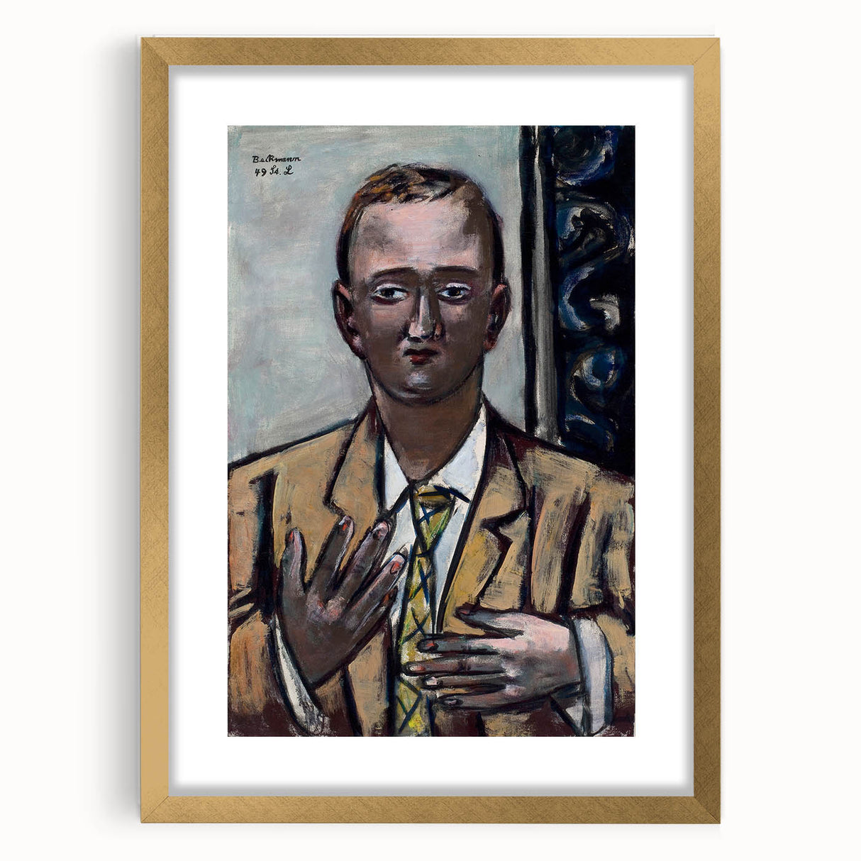 Modern Wall Art: Max Beckmann’s Striking Portrait of Morton D. May