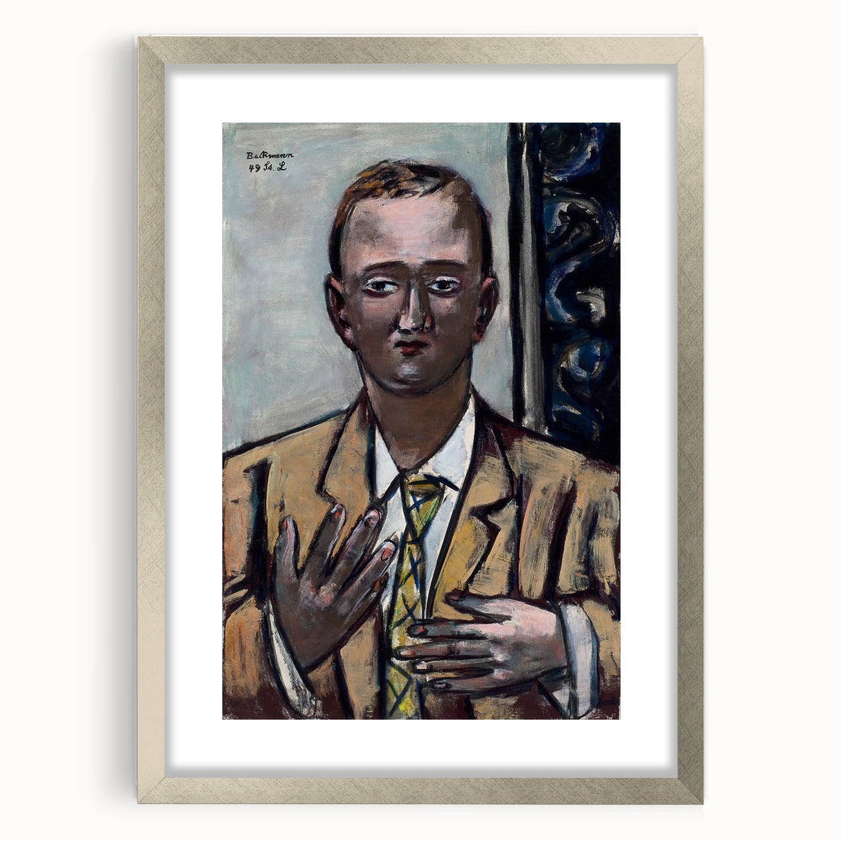 Modern Wall Art: Max Beckmann’s Striking Portrait of Morton D. May
