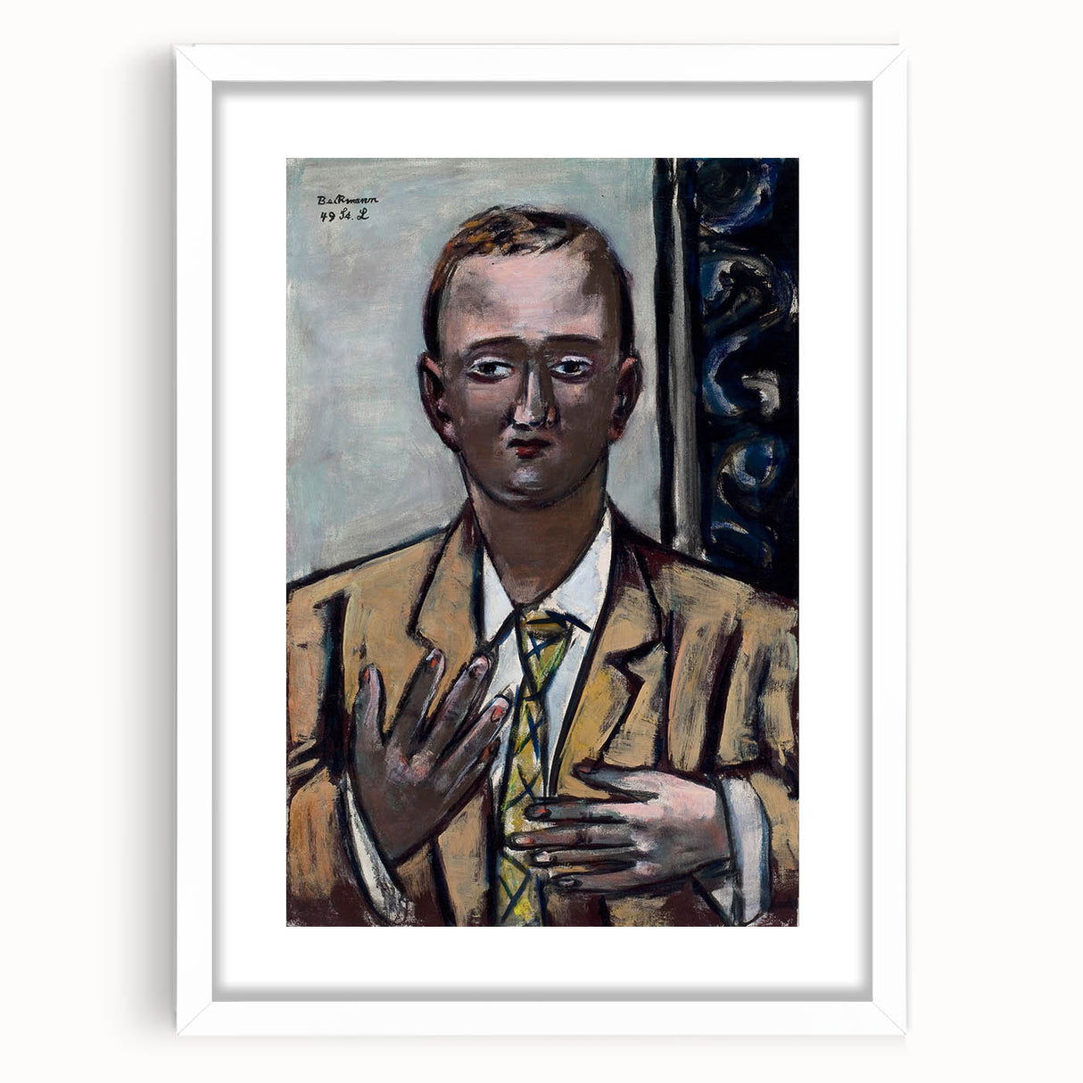 Modern Wall Art: Max Beckmann’s Striking Portrait of Morton D. May