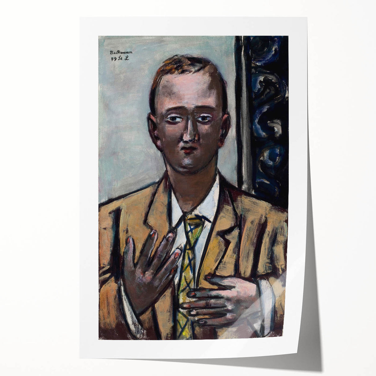 Modern Wall Art: Max Beckmann’s Striking Portrait of Morton D. May