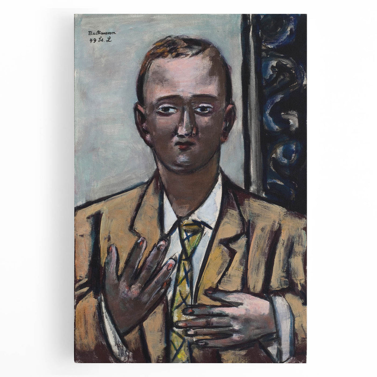 Modern Wall Art: Max Beckmann’s Striking Portrait of Morton D. May