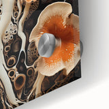 Large abstract wall art in mid-century modernist style.