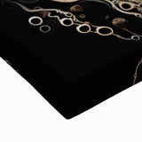 Large art canvas featuring a close-up black and white landscape, ideal for bedroom wall decor.