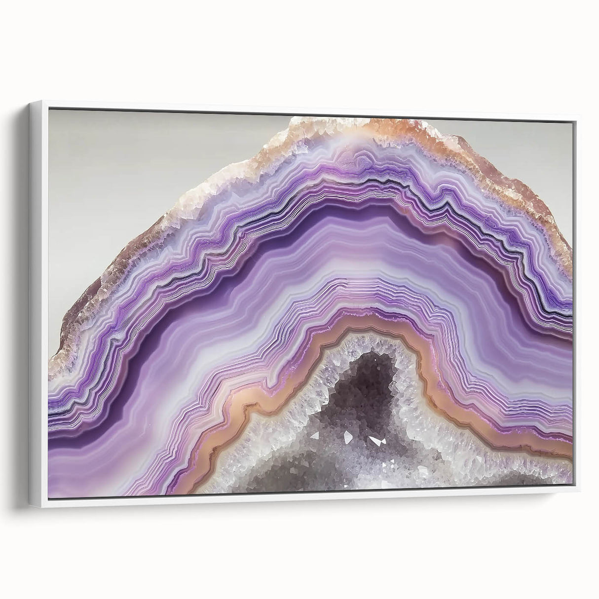 Vintage poster art featuring a close-up of nature elements in colorful hues, framed canvas, ideal for living room decor.