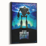 Retro Wall Art - The Iron Giant Movie Poster - 90s Animated Film Art
