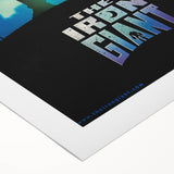 Retro Wall Art - The Iron Giant Movie Poster - 90s Animated Film Art