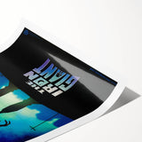 Retro Wall Art - The Iron Giant Movie Poster - 90s Animated Film Art