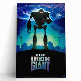 Retro Wall Art - The Iron Giant Movie Poster - 90s Animated Film Art