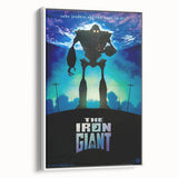 Retro Wall Art - The Iron Giant Movie Poster - 90s Animated Film Art
