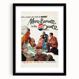 Retro Pepsi Ad Wall Art – More Bounce to the Ounce Vintage Print