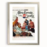 Retro Pepsi Ad Wall Art – More Bounce to the Ounce Vintage Print