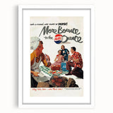 Retro Pepsi Ad Wall Art – More Bounce to the Ounce Vintage Print
