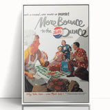 Retro Pepsi Ad Wall Art – More Bounce to the Ounce Vintage Print