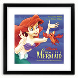 Retro The Little Mermaid Soundtrack Poster - Vintage Disney Art