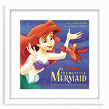 Retro The Little Mermaid Soundtrack Poster - Vintage Disney Art
