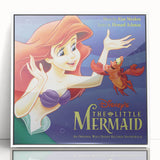 Retro The Little Mermaid Soundtrack Poster - Vintage Disney Art