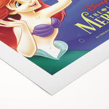 Retro The Little Mermaid Soundtrack Poster - Vintage Disney Art