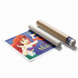 Retro The Little Mermaid Soundtrack Poster - Vintage Disney Art