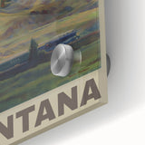 Retro Montana Travel Poster – Vintage Prints & Nostalgic Wall Art