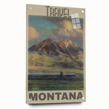 Retro Montana Travel Poster – Vintage Prints & Nostalgic Wall Art