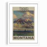 Retro Montana Travel Poster – Vintage Prints & Nostalgic Wall Art