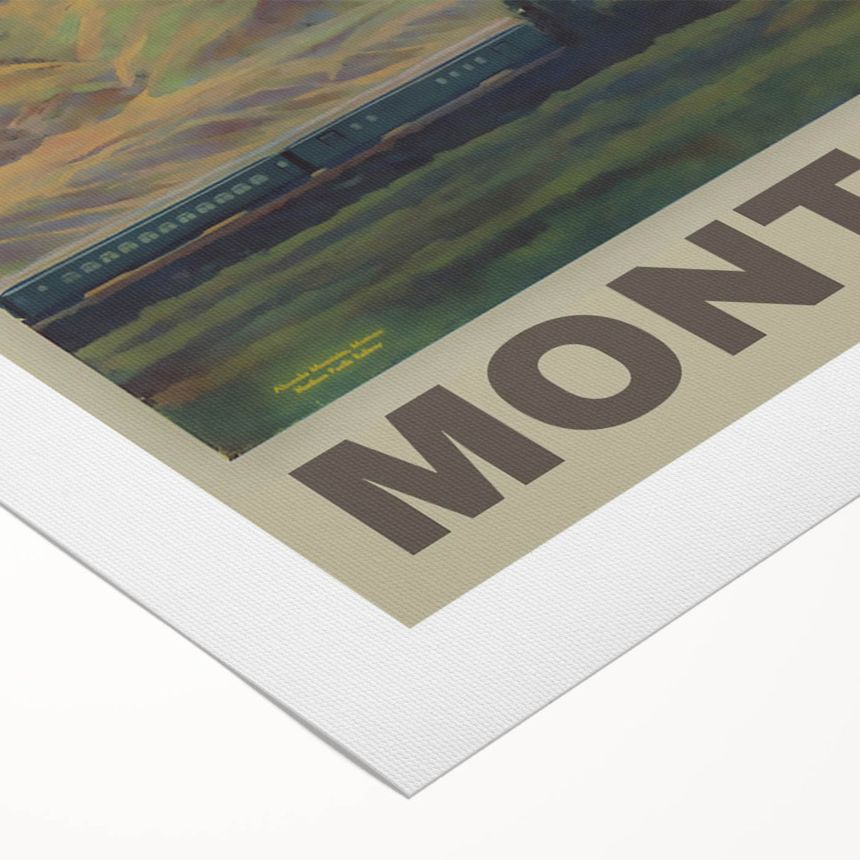 Retro Montana Travel Poster – Vintage Prints & Nostalgic Wall Art