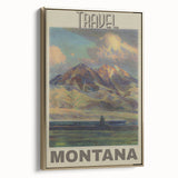 Retro Montana Travel Poster – Vintage Prints & Nostalgic Wall Art