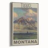 Retro Montana Travel Poster – Vintage Prints & Nostalgic Wall Art
