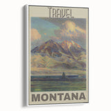 Retro Montana Travel Poster – Vintage Prints & Nostalgic Wall Art