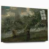 Girl Picking Apple Blossoms Realism Art Print - Classical Realism Canvas