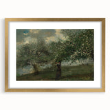 Girl Picking Apple Blossoms Realism Art Print - Classical Realism Canvas