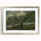 Girl Picking Apple Blossoms Realism Art Print - Classical Realism Canvas