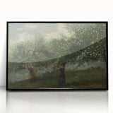 Girl Picking Apple Blossoms Realism Art Print - Classical Realism Canvas