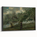 Girl Picking Apple Blossoms Realism Art Print - Classical Realism Canvas