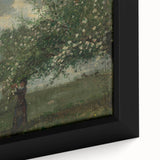 Girl Picking Apple Blossoms Realism Art Print - Classical Realism Canvas