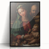 Holy Family with Infant Saint John by Perino del Vaga - Renaissance Art