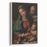 Holy Family with Infant Saint John by Perino del Vaga - Renaissance Art