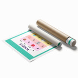 Kids Educational Wall Art – Vowels Learning Poster for Classrooms