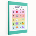 Kids Educational Wall Art – Vowels Learning Poster for Classrooms